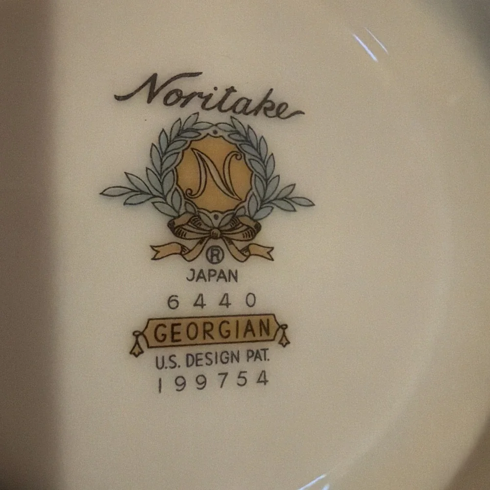 Vintage Noritake Georgian Saucer Plates 6